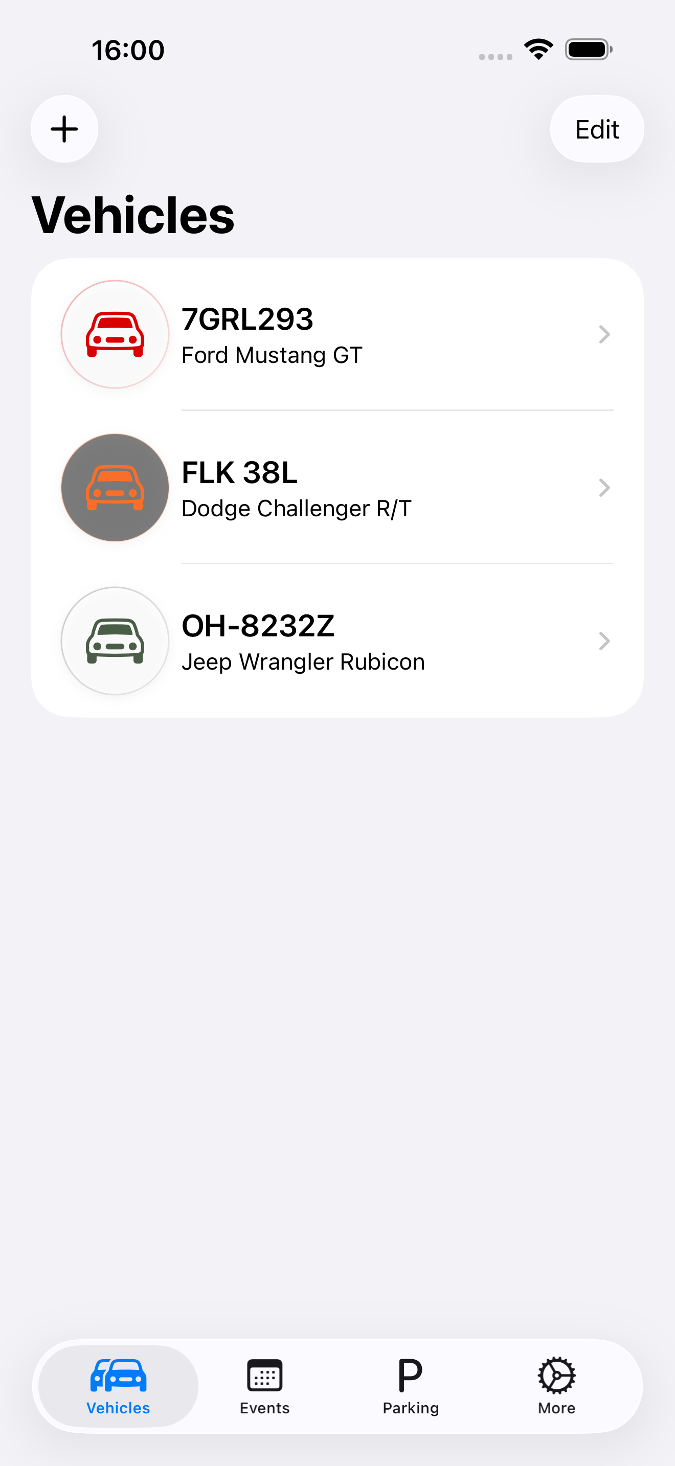 CarChum Vehicles List
