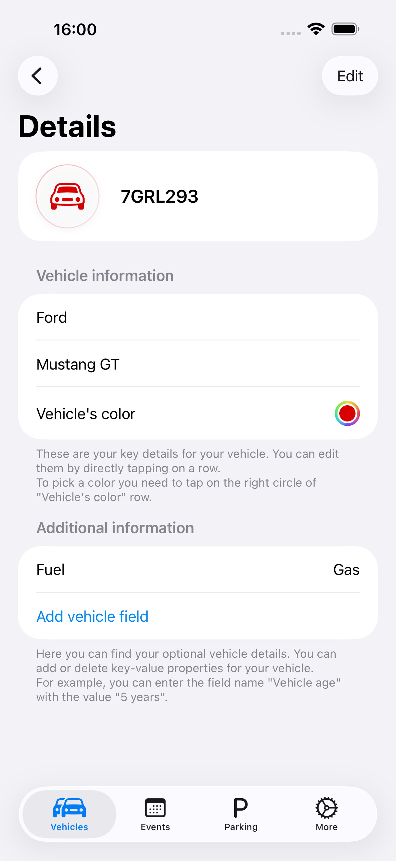 CarChum Vehicle Details